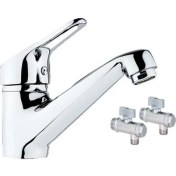 Resim Arçe Mix Lavabo Bataryası Filtreli Taharet Musluğu 