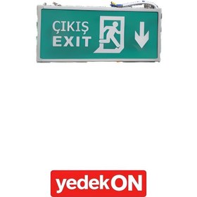 Resim Acil Çıkış Yön Levhası 
