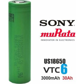 Resim Sony 18650 VTC6 Li-ion Şarj Edilebilir Pil 3000mAh 3.7V – Uzun Ömürlü, Yüksek Akım Kapasiteli ve Güvenilir Performans 