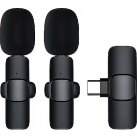Resim Zr106 K9 İkili Type-c Mikrofon 
