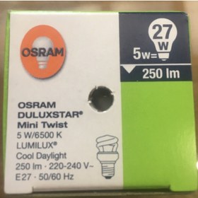 Resim Osram 5w E27 6500k Beyaz Enerji Tasaaruflu Ampul 