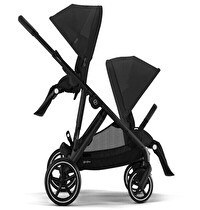 Cybex Gazelle S Moon Black İkiz Bebek Arabası