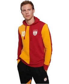 Resim Galatasaray Forma Lisanslı Metin Oktay Sweatshirt Sarı - Kırmızı 