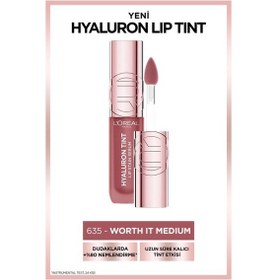 Resim Hyaluron Lip Tint Dudak Parlatıcı - 635 Worth It Medium 3600524242787-11063 Diğer 