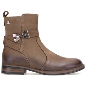 Resim Venüs 2552703k Kadın Hakiki Deri Klasik Bot Vizon Vizon 