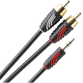 Resim QED Qe-5081 Profıle Audıo J2p 1 Metre Rca / 3.5mm Kablo 