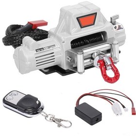 Resim Geekyou 1/10 Rc Tırmanma Arabaları İçin Titan Renkli Kurtarma Vinci, Kumanda Ve Alıcı Seti Plastik & Metal 
