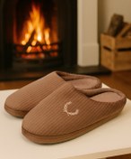 Resim Moda Frato VELVET Erkek Ev Terliği Ses Yapmayan Taban Yünlü Terlik 