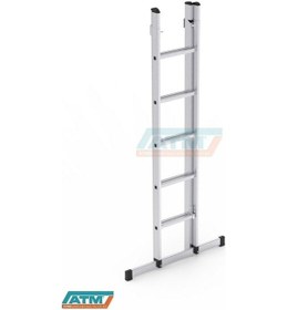 Resim 2*2=4+1=5 MT 65X25 İKİ PARÇALI A TİPİ SÜRGÜLÜ MERDİVEN 