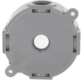 Resim Storemax Bell Yuvarlak Hava Koşullarına Dayanıklı Kutu, Beş 1/2 Veya 3/4 Inç Dişli Çıkışlar, Gri 