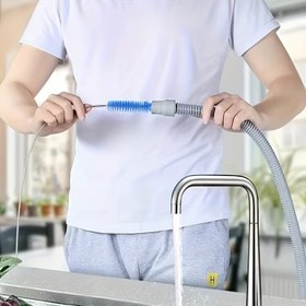 Resim 1 Set Esnek CPAP Hortum Temizleme Fırçası, 61 inç - Kolay Saklama Halkası, Banyo/Mutfak Kullanımı İçin İdeal, Elektrik Gerektirmez, Dayanıklı Plastik/Metal 
