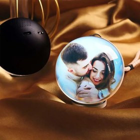 Resim Wi-Fi Version Glass Video Globe - Direct Video/Photo Transfer via App | Birthday &amp; Christmas Gift - Pink 