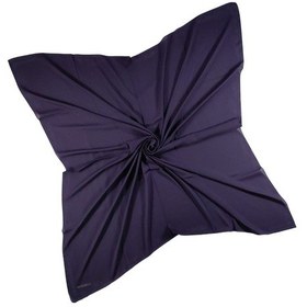 Resim Mim Eşarp Mısırlı Eşarpları Queen Krep Düz Renk Eşarp 110x110 Cm Koyu Mor 