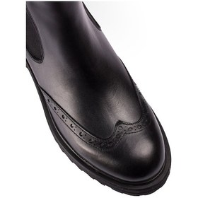 Resim Deery Hakiki Deri Siyah Chelsea Kadın Bot Siyah (539861603) Siyah 