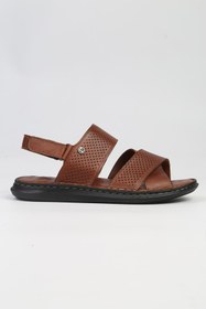 Resim Pierre Cardin ® | PC-5124-3892 Taba-Erkek Sandalet 