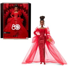 Resim Barbie 80.Yıl Özel Koleksiyon Bebeği - Kumral JBJ18 