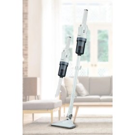 Resim Kiwi KVC-4108 Dikey Elektrikli Süpürge Beyaz 0,5 L Toz Haznesi HEPA Filtre ile Güçlü Temizlik 