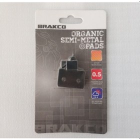 Resim Bisiklet Disk Fren Balatası Kare Brakco 