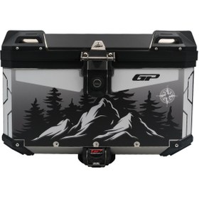 Resim GP KOMPOZİT DSN05 Universal 45 lt Desenli Alüminyum Motosiklet Çantası 