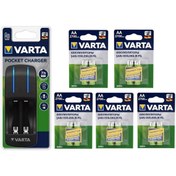 Resim Varta Pocket 4lü Şarj Cihazı + 10*2700 Mah Aa Şarj Edilebilir Pil 