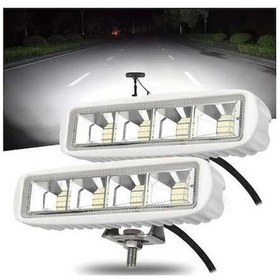 Resim Pazly 72w 2 Adet 15-24cm Led Aydınlatma Barları Sis Farklı 12v/24v Beyaz Ekskavatörler Yatlar Kamyonlar İçin 