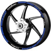 Resim Deeb Pulsar Jant Şeridi Mavi Beyaz Model X N11.69913 