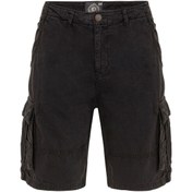 Resim Routefield Erkek Kargo Şort Clints Siyah 