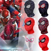 Resim Marvel Cadılar Bayramı kostüm maskesi, Gwen Stacy macera teması, çocuk ve yetişkinler işe uygun spiderman maske baş örtüsü sahne performansların ev dekorasyonu üniforma aksesuar Noel partisi giysi Halloween parti makyaj 