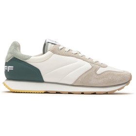 Resim HOFF Krem - Yeşil Erkek Deri Süet Sneaker AGRINIO 