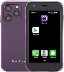 Resim 3G Akıllı Telefon, Ev Için 1000mAh 2GB 16GB HD Kamera Akıllı Cep Telefonu 3in (Mor) 