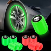 Resim Fluoresan Beyaz Kafatası Luminous Lastik Kapağı Kapak - Arabalar, Motosikletler, Kamyonlar ve Bisikletler için Şık ve Dayanıklı Tekerlek Aksesuarı, Evrensel Uyumluluk, Moda Tasarım, Tekerlek Dekorasyonu 