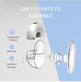 Resim Emy Pump Eller Serbest Taşınabilir Göğüs Pompası, 3 Mod, 9 Emiş Seviyesi 
