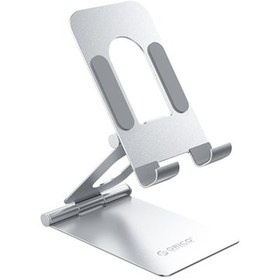 Resim Orico LST-S1 Metal Katlanabilir Telefon Tutucu Stand Gümüş 