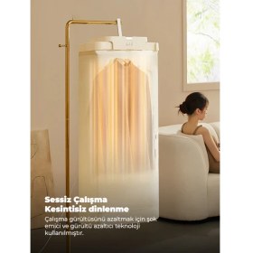 Resim Lydsto Portatif Katlanabilir Çift Sterilizasyonlu Çamaşır Kurutma Makinesi 