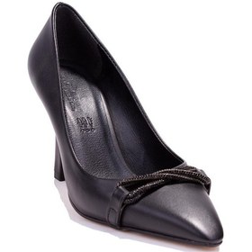 Resim Dagoster Dza07-388462 Siyah Abiye Topuklu Kadın Ayakkabı 001 