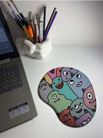 Resim Monster Bilek Destekli Mouse Pad Mousepad 