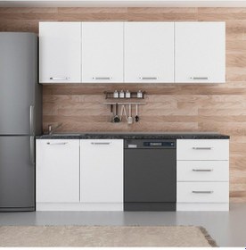 Resim Minar 220 Cm Mutfak Dolabı Beyaz 220-b12 