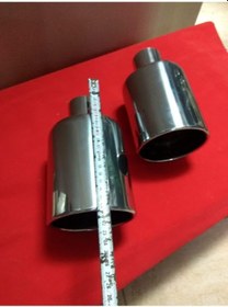 Resim Büyük Başlık Egzoz Ucu Paslanmaz Krom 120 Lik 