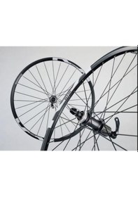 Resim Shimano Wh-mt15 Ön/arka 26''jant Seti Siyah Qr-mandal Centerlock Disk Kaset Dişli Jant Seti 