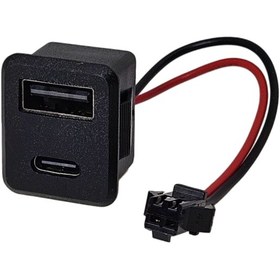 Resim Buhara Elektronik Pano Tip Kare Type-c + Usb 2p - Şarj 