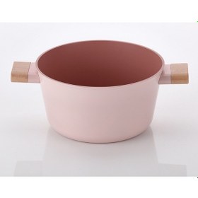 Resim Neoflam Blossom İndüksiyonlu Cam Kapaklı Derin Tencere 24 CM 