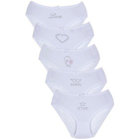 Resim New Lilla 002 Kız Çocuk Taş Baskılı 5'Li Külot Paketi (549351551) 