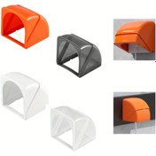 Resim 1 adet Su Geçirmez Anahtar ve Priz Kapağı, Şeffaf Kendinden Yapışkanlı Banyo Sıçrama Koruyucu, Ev ve Banyo Güvenliği için Dayanıklı Plastik Duvar Koruyucusu, Turuncu, Gri, Beyaz, Siyah Seçenekler, Kolay Kurulum, Nem Dirençli, Su Hasarını Önler 