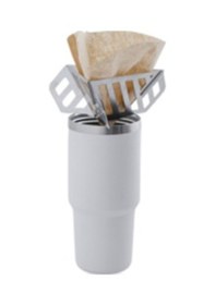 Resim Kahve Demleme Aparatı Dripper Taşıma Cüzdanlı Haki 