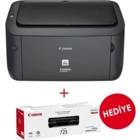 Resim Canon LBP6030BK + 1 Tonerli Mono Laser Yazıcı 