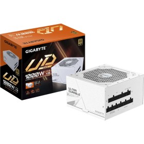 Resim Gigabyte GP-UD1000GM PG5 V2 ICE 1000W 80+ Gold PCIe 5.1 - ATX 3.1 Full Modüler Power Supply 