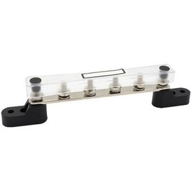 Resim Shooerts 1pc Veri Yolu Çubuğu 6 Yollu Elektrik Terminali Tek Kavşak Kutusu M6 Saplama Kitleri 6p Plastik 1ypbgb 