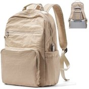 Resim Fochsia Çok Amaçlı Khaki Hafif Sırt Çantası - Büyük Kapasiteli Okul Gezi Günlük Haki 1 