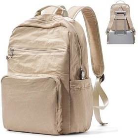 Resim Fochsia Çok Amaçlı Khaki Hafif Sırt Çantası - Büyük Kapasiteli Okul Gezi Günlük Haki 1 