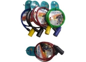 Resim Anahtarlı Bisiklet Kilidi Yeşil 